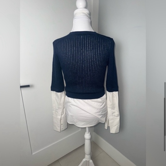 Veronica Beard Amirah Mixed Media Sweater/Size Small - Picture 5 of 12